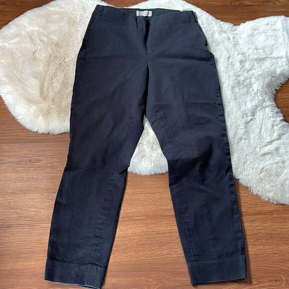 Everlane Black Skinny High Rise Side Zip Pants - Picture 2 of 9